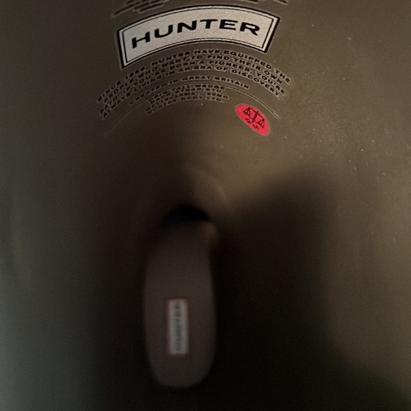 HUNTER tall Wedge Backstrap Boot in Sage - Picture 8 of 10